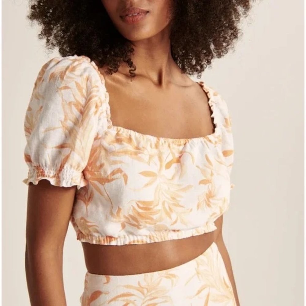 Abercrombie Linen top (part of set)